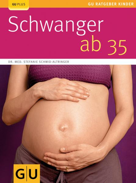 Buchvover mit schwangere Bauch, Schwanger ab 35