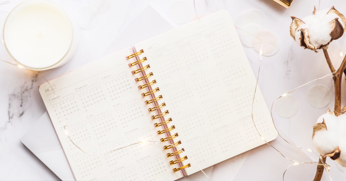 Kalender mit Berechnung für den Eisprung