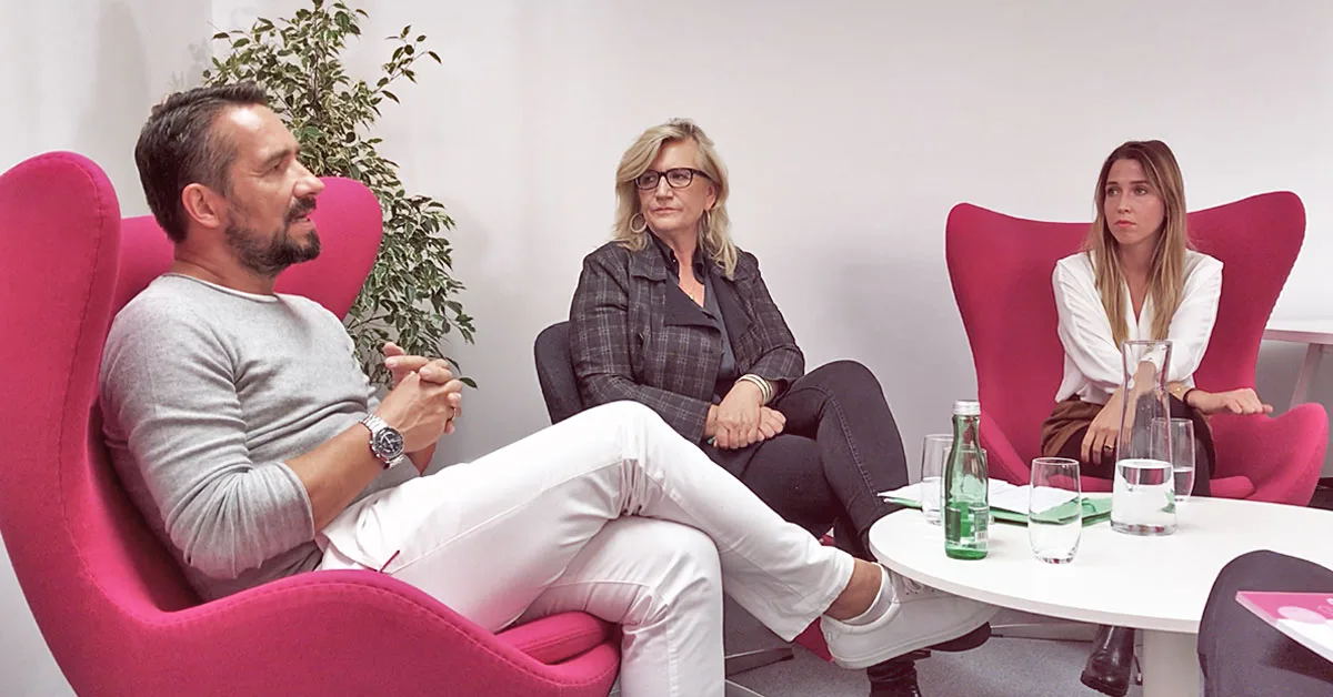 Diskussion mit Dr. Andreas Nather, Angelika Hager und Sina Hochleutner